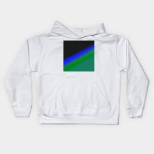 green blue black abstract texture Kids Hoodie